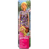 Mattel Barbie Chic baba lila, szívecskés ruhában (T7439/GHW49) (T7439/GHW49) - Barbie babák
