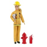 Mattel Barbie: Deluxe karrier játékszett - tűzoltó