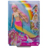 Mattel Barbie Dreamtopia: Színváltós Szivárvány sellő baba (GTF89) (GTF89) - Barbie babák