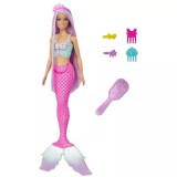 Mattel Barbie Dreamtopia: Varázslatos frizura sellő baba (HRR00) (HRR00)