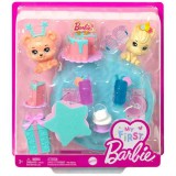 Mattel Barbie: Első Barbie babám születésnapi party játékszett (HMM60/HMM63) (HMM60/HMM63) - Barbie babák