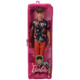 Mattel Barbie Fashionista fiú baba virágos hawaii ingben (DWK44/HBV24) (DWK44/HBV24) - Barbie babák