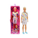 Mattel Barbie Fashionista: Ken baba kockás felsőben