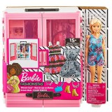 Mattel Barbie: Fashionista ruhásszekrény ruhákkal és babával (GBK12) (GBK12) - Barbie babák
