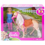 Mattel Barbie lovas szett babával (FXH13) (FXH13) - Barbie babák