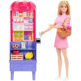 Mattel Barbie Malibu Piaci stand készlet babával (JCT05)