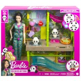 Mattel Barbie: Pandaovi játékszett babával és kiegészítőkkel (HKT77) (HKT77) - Barbie babák