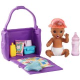 Mattel Barbie Skipper Babysitters: Pelenkázószett színváltós kisbabával