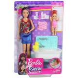 Mattel Barbie: Skipper fürdető bébiszitter játékszett  (FHY97/FXH05) (FHY97/FXH05) - Barbie babák