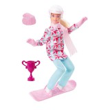 Mattel Barbie Téli Olimpia: Hódeszkás sportoló baba (HCN30/HCN32) (HCN30/HCN32) - Barbie babák
