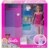 Mattel Barbie: Zuhanyzó bútorszett babával (DVX51/FXG51) (DVX51/FXG51) - Barbie babák