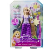 Mattel Disney Hercegnők: Aranyhaj hajvarázs hercegnő baba kiegészítőkkel (HLW18) (HLW18)