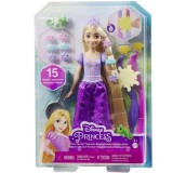 Mattel Disney Hercegnők: Aranyhaj hajvarázs hercegnő baba kiegészítőkkel (HLW18) (HLW18) - Játékfigurák