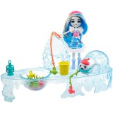 Mattel Enchantimals jeges horgászszett Sashay Seal babával