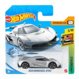 Mattel Hot Wheels: 2020 Koenigsegg Jesko kisautó - ezüstszürke