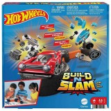 Mattel Hot Wheels: Build n Slam autóépítő társasjáték (HLX91) (HLX91) - Társasjátékok