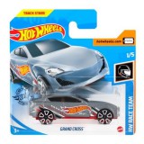 Mattel Hot Wheels: Grand Cross kisautó - világosszürke