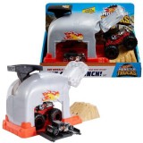 Mattel Hot Wheels Monster Trucks: Team Bone Shaker kilövő szett
