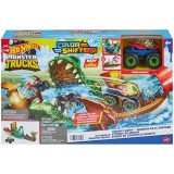 Mattel Hot Wheels Monster Truks Mocsári kaland színváltós autóval (HGV14) (HGV14)