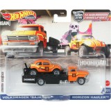 Mattel Hot Wheels Team Transport: Volkswagen Baja Bug és Horizon Hauler autószállító és kisautó