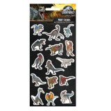 Mattel Jurassic World dinoszauruszok 3D pufi matrica szett 10x22cm-es íven