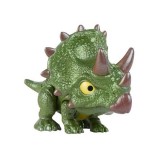 Mattel Jurassic World: Snap Squad - Triceratops fogcsattogtató dinoszaurusz mini figura