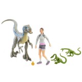Mattel Jurassic World: Yaz és Kék figura szett
