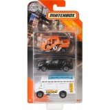 Mattel Matchbox: 3 darabos kisautó készlet - City Adventure II
