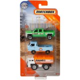 Mattel Matchbox: 3 darabos kisautó készlet - MBX Construction II