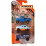 Mattel Matchbox: 3 darabos kisautó készlet - No road, no problem