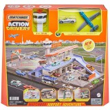 Mattel Matchbox: Repülőtér játékszett fénnyel és hangokkal (HCN34) (mattelHCN34) - Helikopterek, repülők