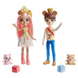 Mattel Royal Enchantimals: Királyi medvepár - Braylee Bear és Brannon Bear