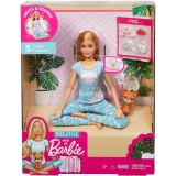Mattel Wellness - Yoga Barbie baba fényekkel és hangokkal (GNK01) (GNK01) - Barbie babák