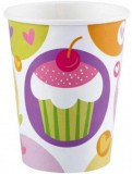 Max.Fashion kft. Javoti Licensed online store H-8000 Szekesfehervar, Szechenyi str. 172. info@javoli.com Cupcake, muffin mintás papír pohár, 250ml, 8db/cs