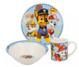 Max.Fashion kft. Javoti Licensed online store H-8000 Szekesfehervar, Szechenyi str. 172. info@javoli.com Mancs Őrjárat Boy Icons porcelán étkészlet Díszdobozban