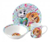 Max.Fashion kft. Javoti Licensed online store H-8000 Szekesfehervar, Szechenyi str. 172. info@javoli.com Mancs Őrjárat Girl Stars porcelán étkészlet Díszdobozban