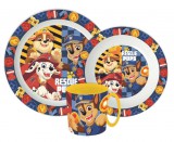 Max.Fashion kft. Javoti Licensed online store H-8000 Szekesfehervar, Szechenyi str. 172. info@javoli.com Mancs Őrjárat Rescue Pups étkészlet, micro műanyag szett bögrével 390 ml