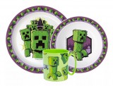 Max.Fashion kft. Javoti Licensed online store H-8000 Szekesfehervar, Szechenyi str. 172. info@javoli.com Minecraft The Movie étkészlet, micro műanyag szett bögrével 390 ml