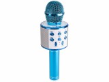 max KM01B Karaoke PARTY mikrofon beépített hangszóróval (Bluetooth, MP3) - Kék