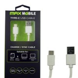 Max Mobile USB-A - USB-C adatkábel 2m fehér (3858891941844) (3858891941844) - Adatkábel