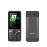 Maxcom MM244 SE fémházas mobiltelefon, dual sim-es kártyafüggetlen, fekete (magyar nyelvű menüvel)