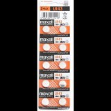 Maxell: Alkáli gombelem LR43 1.5V 10db-os bliszteses csomagolásban (775012.00.CN)