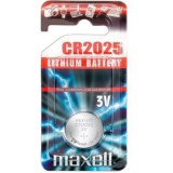 Maxell: Alkáli lítium gombelem CR2025 1db bliszteres csomagolásban