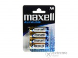 Maxell Alkaline Super elem LR-6 AA, 4 db