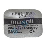 Maxell SR521SW 1,55V ezüst-oxid gombelem 1db