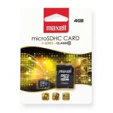 Maxell X-series 4GB micro SDHC + adapter CL10 (20 MB/s olvasási sebesség)