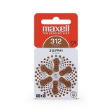 Maxell Zinc Air PR41 (312) 1.45V Hallókészülék gombelem [6 db/csomag]