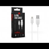 Maxlife USB - Lightning adat- és töltőkábel 3 m-es vezetékkel - Maxlife 8-PIN USB Cable - 5V/2A - fehér (TF-0064) - Adatkábel