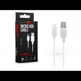Maxlife USB - micro USB adat- és töltőkábel 3 m-es vezetékkel - Maxlife Micro   USB Cable - 5V/2A - fehér (TF-0077) - Adatkábel