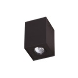 Maxlight BASIC SQUARE mennyezeti lámpa, fekete, GU10, foglalattal, 1x50W, MAXLIGHT-C0071